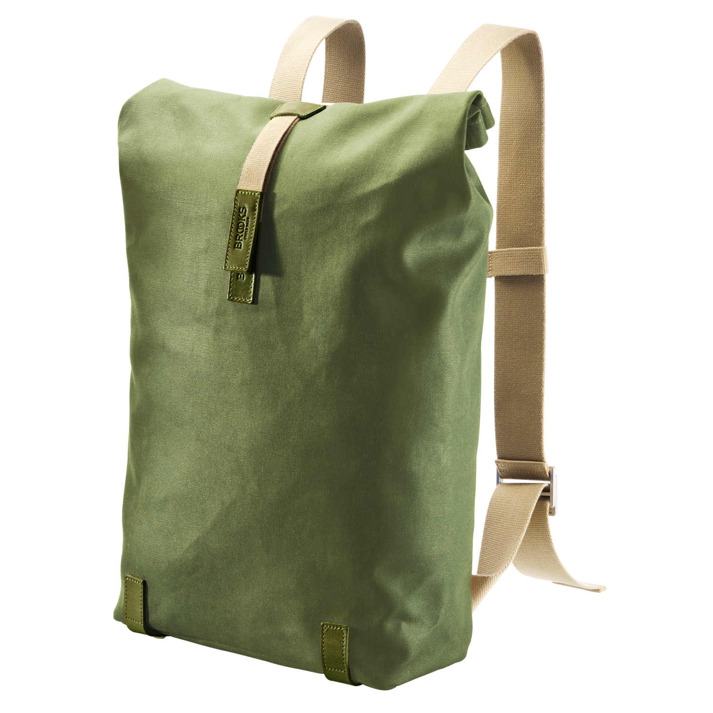 Brooks Pickwick Canvas Backpack -  green/olive